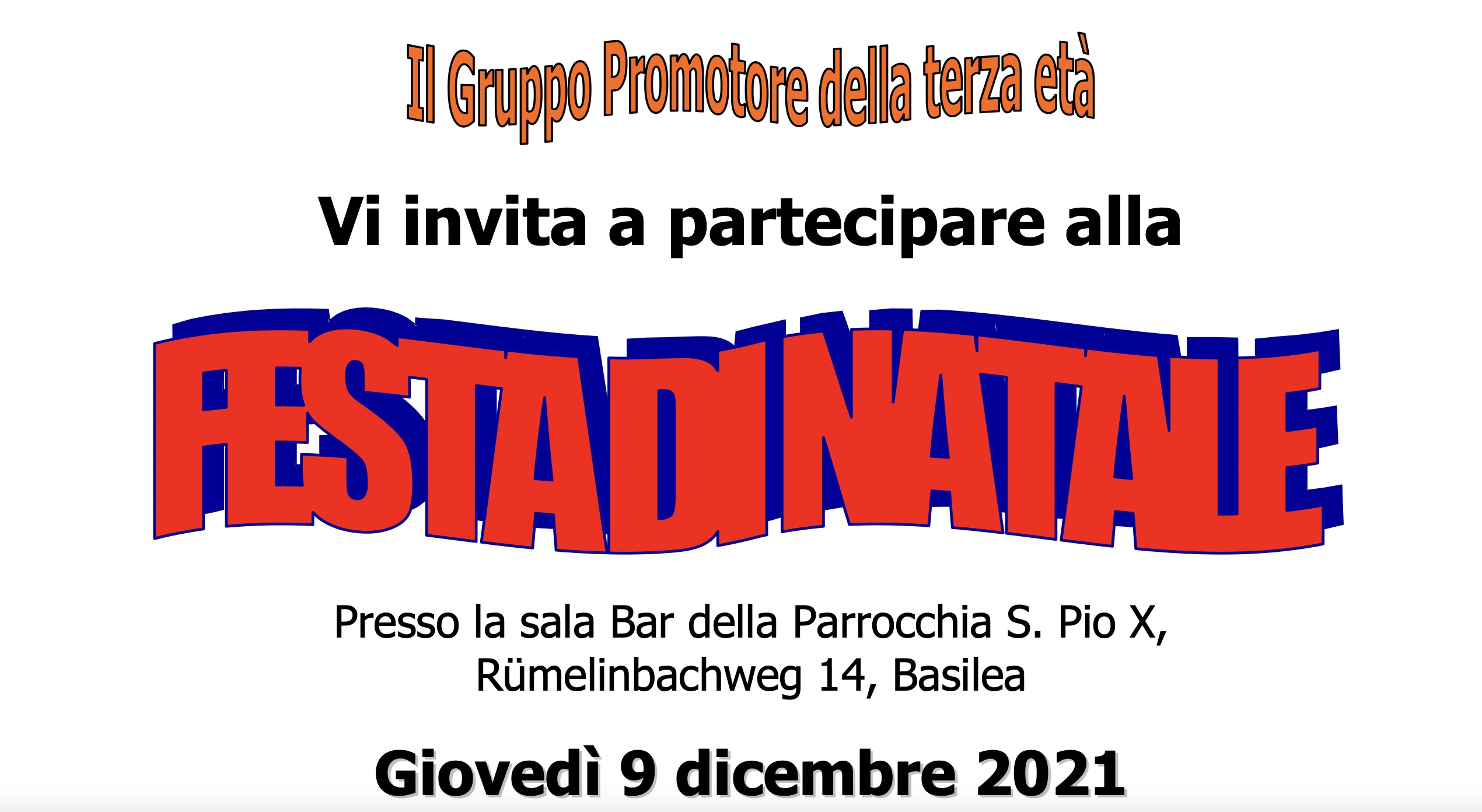 Volantino Festa di Natale 2021